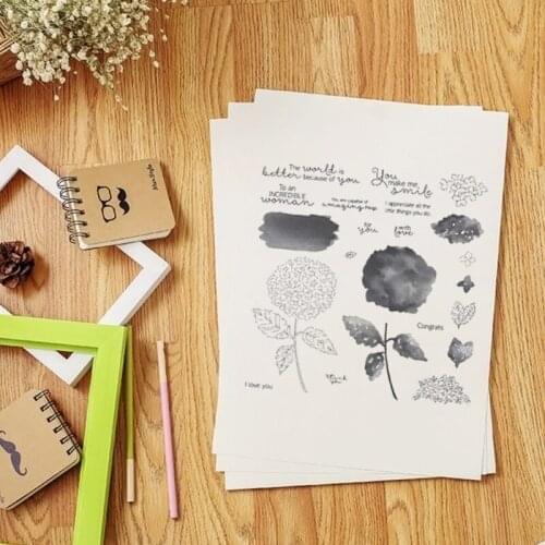 Hydrangea Flowers Silicone Seal Carbon Steel Cutting Dies DIY Scrapbooking Photo Album Embossing Paper Cards Making