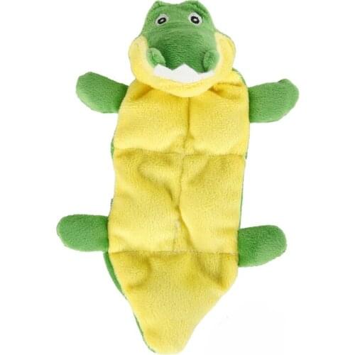 Legendog Funny Dog Squeaky Toy Plush Pet Interactive Toy Cute Crocodile Dog Bite Toy Puppy Teething Toy Dog Accessories