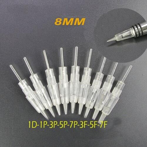 XIMUKA 8MM Professional Permanent Makeup Pen Cartridges Needles