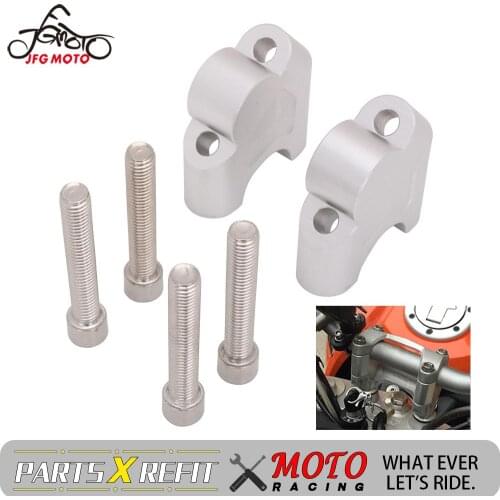 Motorcycle CNC Handlebar Riser Clamp Adapter Bar Mount For KTM Duke 125 200 390 2013 2014 2015 2016 13 14 15 16