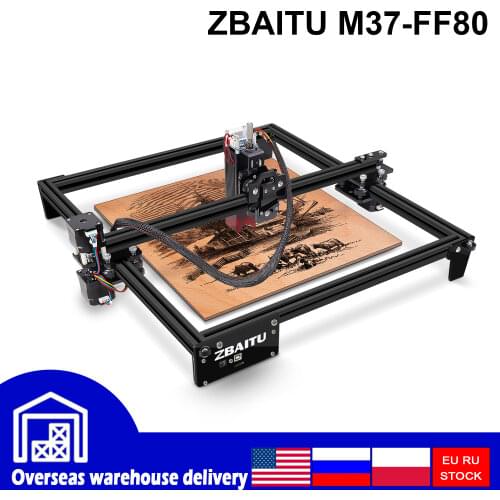 80Watt Laser Engraver Cutting Machine, With FAC dual diode laser module, Cutting 5mm plywood, fast Engracving Mirror stainless s