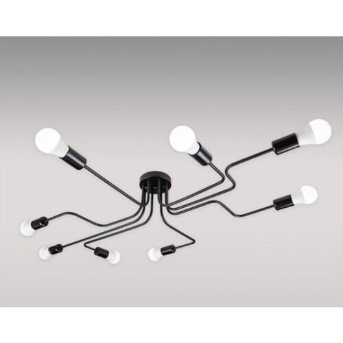 L American retro chandelier modern minimalist chandelier Nordic shaped spider ceiling lamp Home modern minimalist style creative