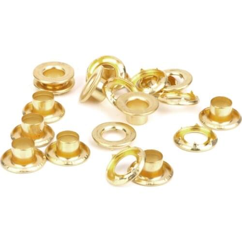 10pcs Copper Tent Eyelets Tarpaulin Awning Grommets For Outdoor Camping