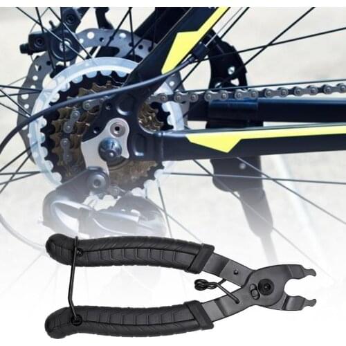 Carbon Steel Useful Bike Link Pliers Chain Removal Tool Black Bike Link Pliers High-strength for Mountain Bike