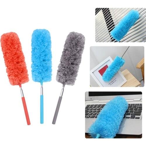 Adjustable Duster Brush Window Furniture Dust Collector Static Cleaning Brush Car Dust Removal Household Cleaning Tool 34-82cm