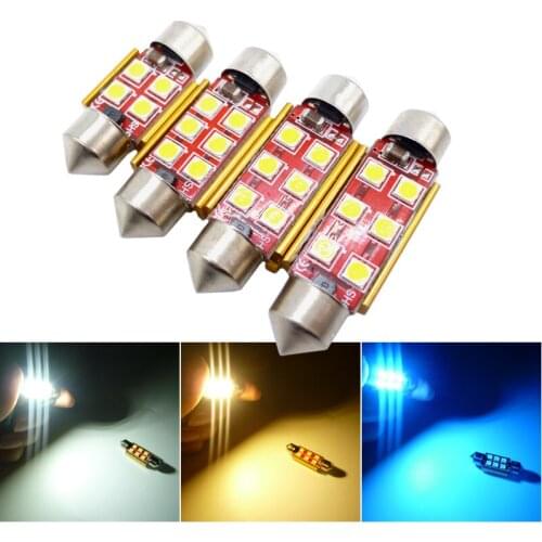 2x 36mm 31mm C5w Led Canbus Car Interior Light Bulb For Kia Rio K2 K3 Ceed Sportage 3 Sorento Cerato Armrest Picanto Soul Optima
