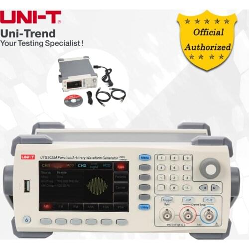 UNI-T UTG2025A Function/Arbitrary Waveform Generator; 2 Channels, 25MHz Max. Output Frequency, 125MS/s Max. Sample Rate