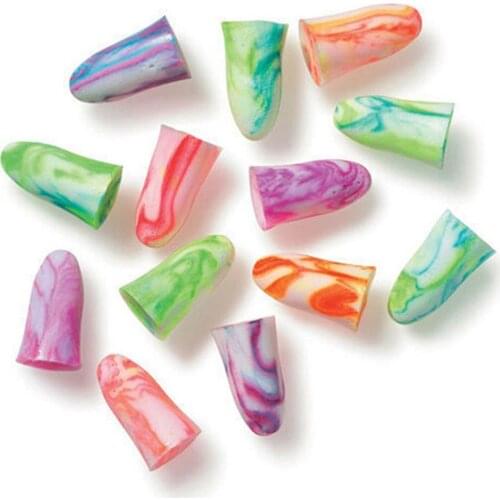 10 Pcs 5 Bag Ear Plug Multicolor Soft Light Ear Plugs Sound Defenders Protector Earplugs