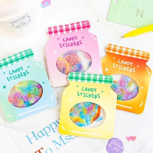 6packs/LOT honey pot series Creative decoration DIY stationery sticker PET sticker