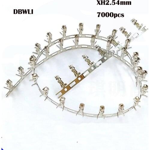 7000pcs 2.54mm Female Crimp Pin Connector Terminal 2.54 Pitch Xh2.54