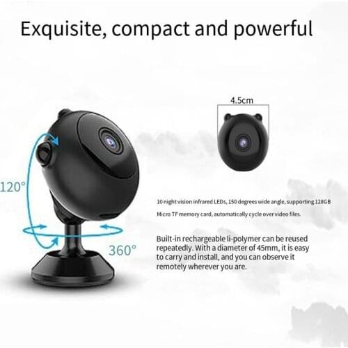 Wireless Wifi Baby Monitoring Camera HD 1080P Sensor Night Vision Camcorder Panda-shaped Home Monitor and Car DVR/Dash Camera