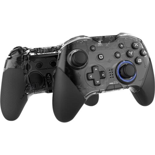 Wireless Bluetooth Pro Game Controller Game Joystick Turbo/Motor/NFC/One Clip Wake Up Gamepad for Ninteno Switch NS Console/PC