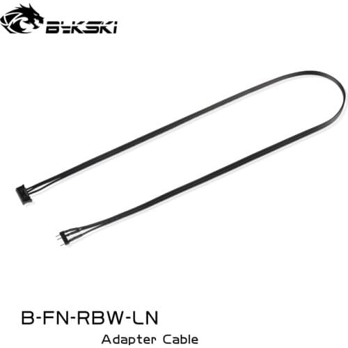 Bykski 5V Fan adapter cable for ASUS AURA light 3-pin sync cable B-FN-RBW-LN