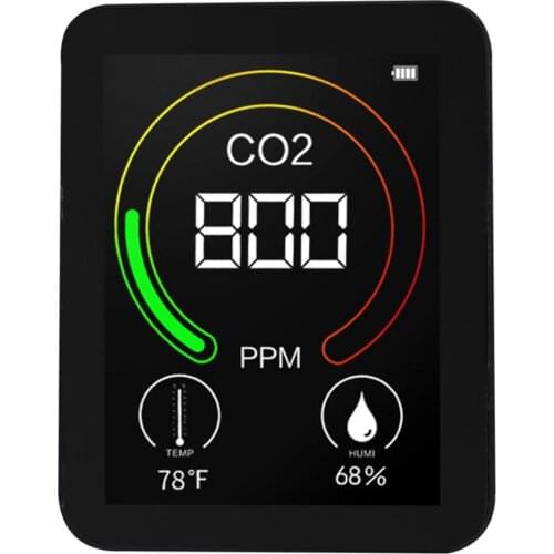 Air Monitor CO2 Carbon Dioxide Detector Greenhouse Warehouse Air Quality Temperature Humidity Monitor Fast Measurement Meter