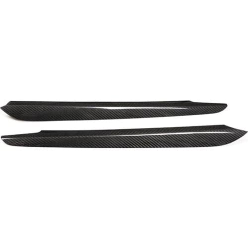 NEW-2Pcs Real Carbon Fiber Car Center Decoration Trim for Bmw X5 F15 X6 F16 2014-2018 Accessories