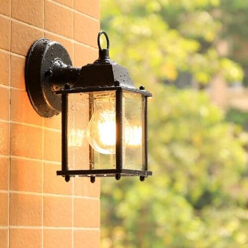 Electric Porch Balcony Home Decorative Led Waterproof Exterior Night Light Aisle Garden Wall Lamp Outdoor Lighting WJ1022