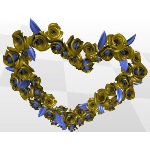 Full 3D Day_Sv_Valentin_4 STL file format artcam model for cnc