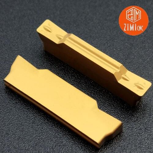 10PCS MGMN300-M ZM3020 Carbide Insert Double Head Grooving Blade Slotting Blade 3mm CNC Lathe Turning Blade Cutting Tool