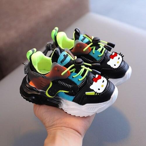 Sanrio Hello Kitty Baby Casual Shoes Boys and Girls Toddler Shoes Boys Casual Sneakers Kids Melody Running Shoes
