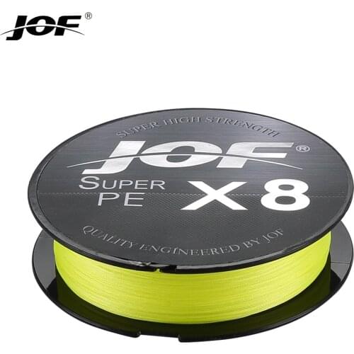 JOF 300m10LB-100LB PE Multifilament 8 Strands Braid Line Ocean Fishing Super Strong Carp Braided Fishing Line Strength:6.8-45kg