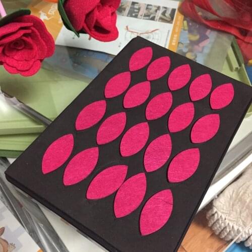 Leaves die size 140*200mm SMR-FL0059 wooden steel rule with back case