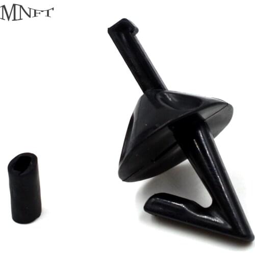 MNFT Black Impact Bait Shields Bait Holder Clip Breakaway 20Pcs/Set Impact Shield Clips Fishing Accessory