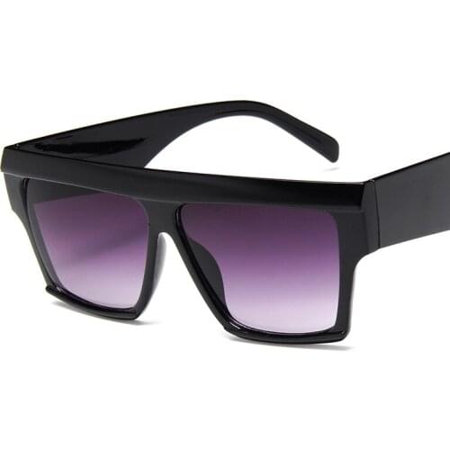 New Sunglasses Trend Fashion Sunglasses Retro Square Big Frame Sunglasses Men Colorful Street Shooting UV400 Sunglasses Women