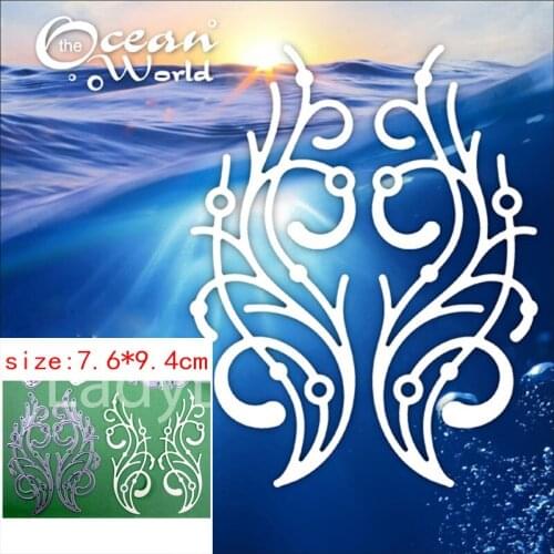 Flower vine leaves Metal Cutting Dies for DIY Craft Making Paper Greeting Cards Shadow Background Scrapbooking No Stamps 2021New