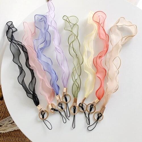 Sexy Lace Mobile Phone Strap Neck Strap Lanyards for Phone Case keys ID Pass Card Student Card Camera USB Holder Badge Holder