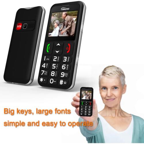 YINGTAI T11 Elder Cellphone best feature senior phone 2.2 inch FM Torch speed dialSOS big Push Button Speaker Russian Keypad GSM