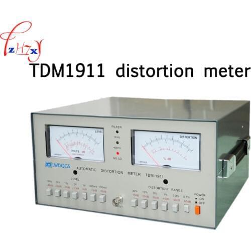 TDM1911 distortion tester TDM-1911 automatic distortion meter 0.01% - 30% audio distortion meter 110/220V 1PC