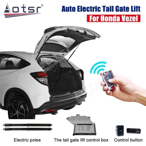 Smart Auto Electric Tail Gate Lift For Honda Vezel With Remote Control Drive Seat Button Control One Foot Activated Feature