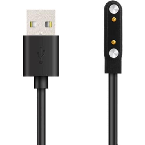 80CM USB Charging Cable For Amazfit Ares Smart watch Charger Cord Clip Dock Base Replacement For Xiaomi Huami Amazfit Ares A1908