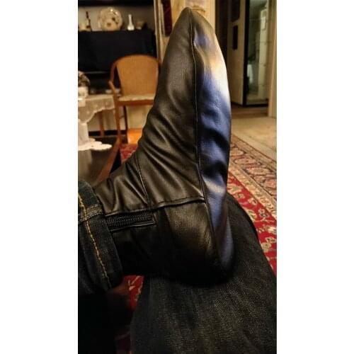 Ladies Van Gogh Winter Warm Short Socks Hosiery Women Harajuku Black Thermal Socks Female Popsocke Winter Warm Leather Sox with