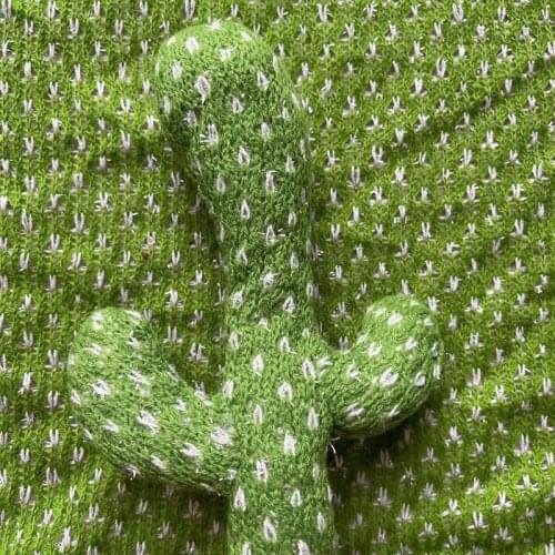 1.6m Width Cactus Dancing Plush Toy Fabric Christmas Fabric Halloween Fabric By The Yard Jacquard Fabric for DIY Toy Shoe