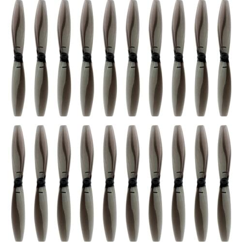 10 pares LDARC 65mm hélice 1,0 1,5mm agujero 2 hojas paleta CW CCW Props PC hélices para palillo de dientes marco DIY RC Drone