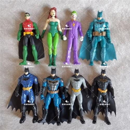 15 cm unpackaged bulk DC bat Superhero Robin clown Green Lantern doll ornaments toys