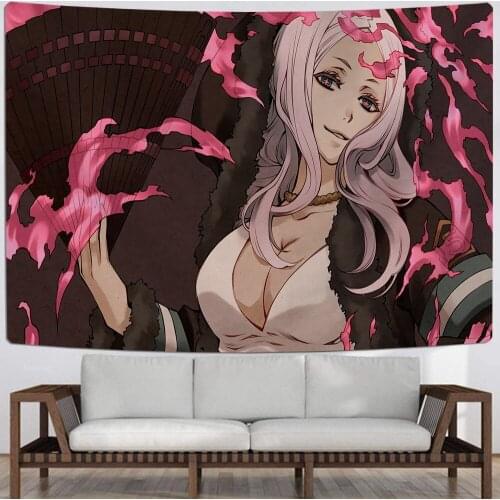 3D Cartoon Anime Printing Tapestry Wall Cloth Manga Black Clover Tapestry Dormitory Bedroom Tapestries For Boys Girls Home Decor