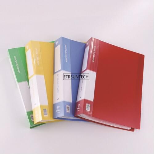 50PCS Waterproof Document Filing Folder Products File Sort Stationery Bag File Folder Book Pencil Pen Case Bag