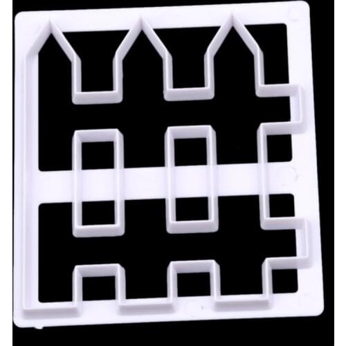 DIY Fence Silicone Mold Pastry Sugar-craft Cake Decorating Tools Fondant Cake Baking Tools Cake Decorating Tools
