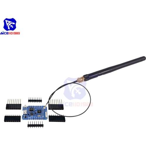 Diymore WeMos D1 Mini Pro ESP8266 Serial NodeMcu ESP-8266EX CP2104 WiFi Module with 2.4G 3dBi Antenna IPX Antenna for Arduino