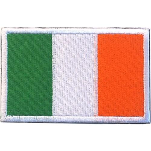 Ireland Embroidery Patches Armband Loops And Hook The Irish Flag Patches Armband Cloth Patch Badges