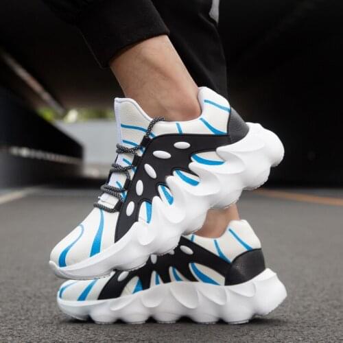 Hip Hop Men Sneakers Tenis Men Platform Shoes Designer Sports Mesh Sneakers Fashion West Chunky Sneakers Zapatos Hombre