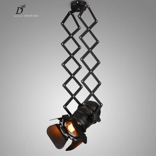 Loft Industrial Vintage Edison Fold Ceiling Light Flexible Cafe Store Window Bar Cafe Coffee Shop Decorative
