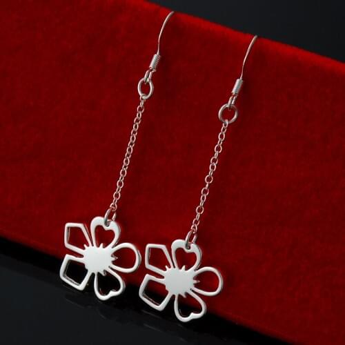 Wholesale fashion jewelry ,M925 Silver color earrings . Nice Jewelry. good quality FE0017