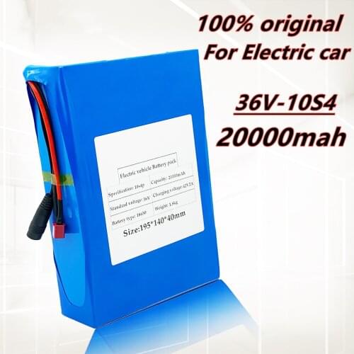 New style 36V battery 10s4p 20000mah 18650 Li ion battery pack is suitable for eBike electric vehicles bicycles and motorcycles