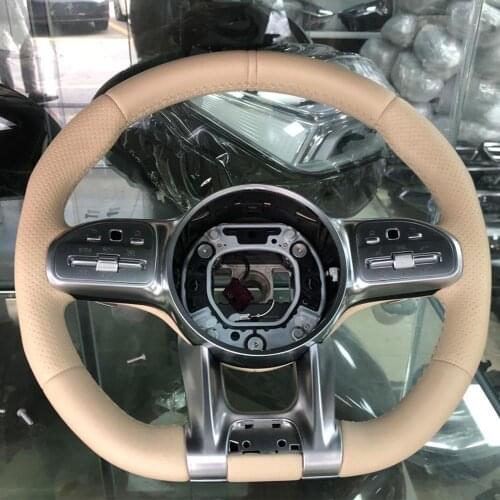 For Mercedes-Benz Genuine Theather AMG 2019 Steering Wheel Suit for Mercedes-Benz Carbon Steering Wheel