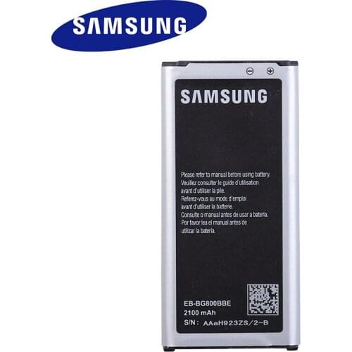 Samsung Original Replacement Phone Battery EB-BG800BBE For Samsung GALAXY S5 Mini SM-G800F G870a G870W EB-BG800CBE 2100mAh NFC