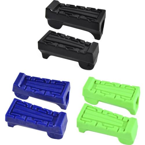 One Pair Front Footrest Foot Pegs Rubbers For Yamaha YBR125 YBR 125 all years #2288696