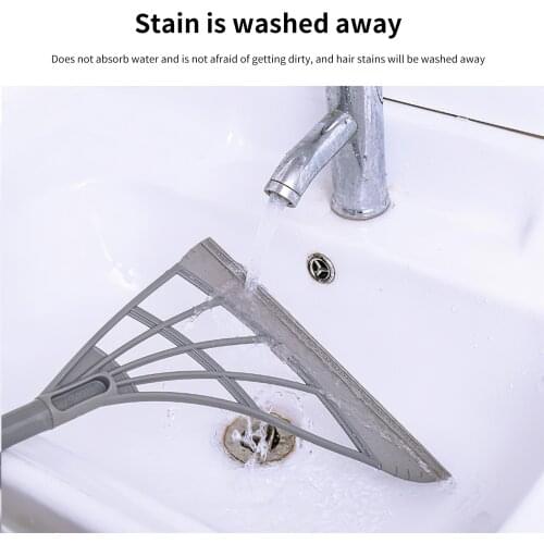 Rubber Broom Hand Push Sweeper Magic Broom Floor Wiper Squeegee For Floor Cleaning Floor Squeegee Sweeping Brush Pet Hair Broom